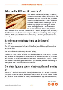 Sample page of this ACT Test Prep e-Book